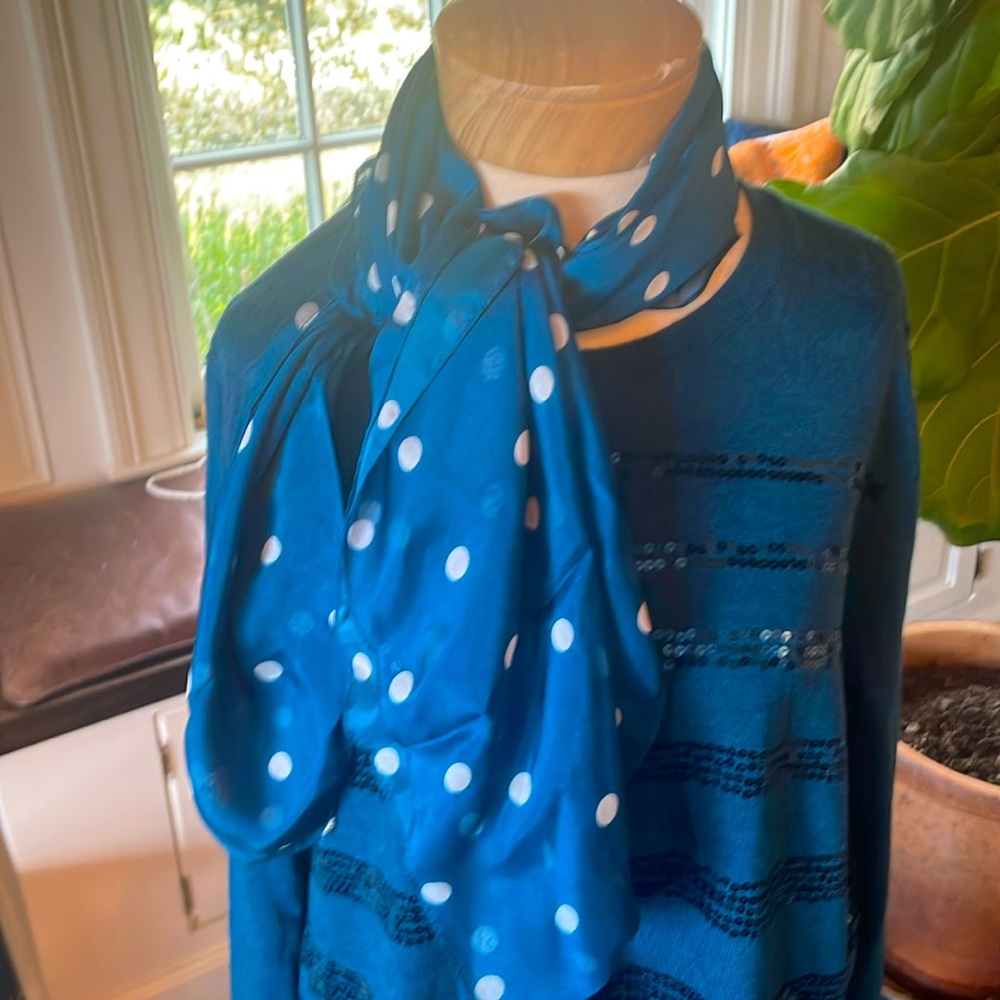New silk scarf.